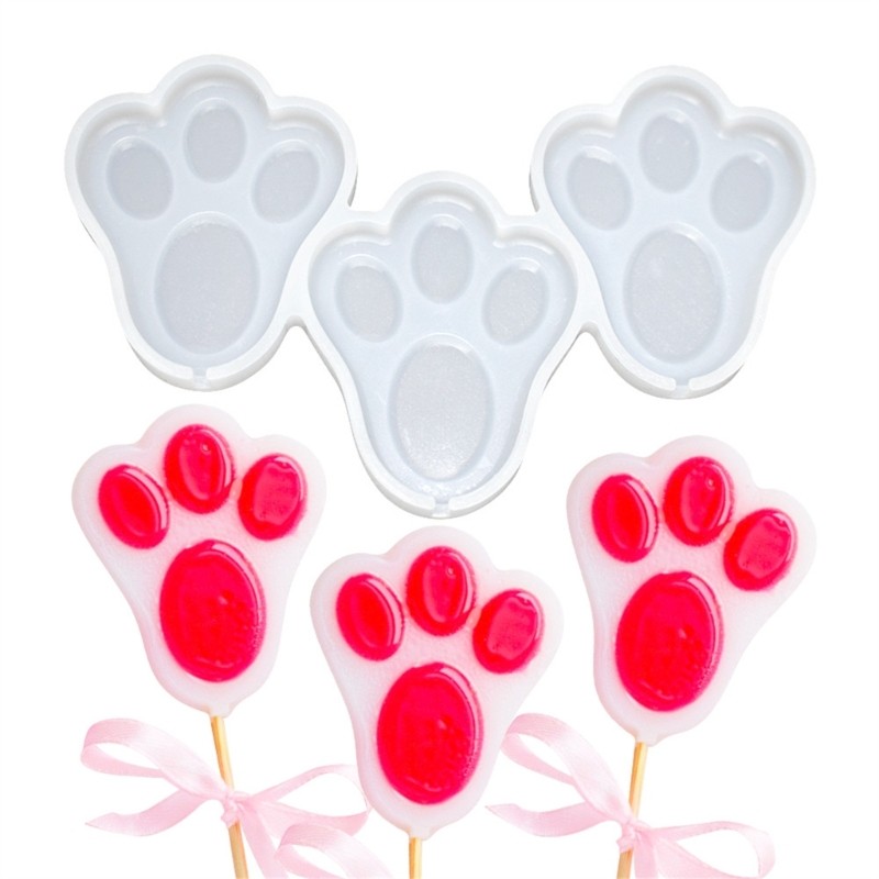 Animal Paw Shaped Fondant Molds Silicone Material Bakeware Baking Accessories gallery