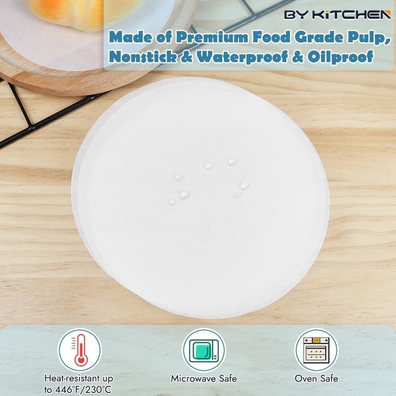 Parchment Paper Rounds, Set of 220, Non Sti 10 Inch Round gallery