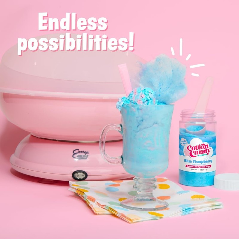 Cotton Candy Express Floss Sugar Variety Pack 33 Ounce (Pack of 1), Multi gallery