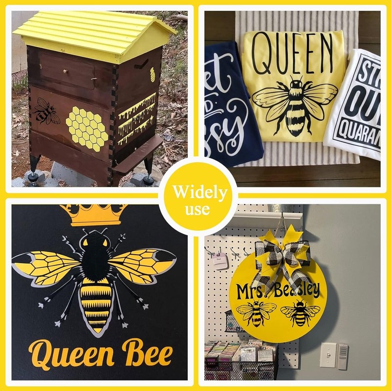 12PCS Reusable Bee & Honeycomb Stencils for Crafts and Baking Decor gallery