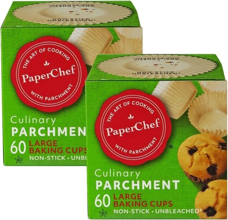 Easy Release Large Parchment Baking Cups - 120 Count for Muffins & Cupcakes gallery