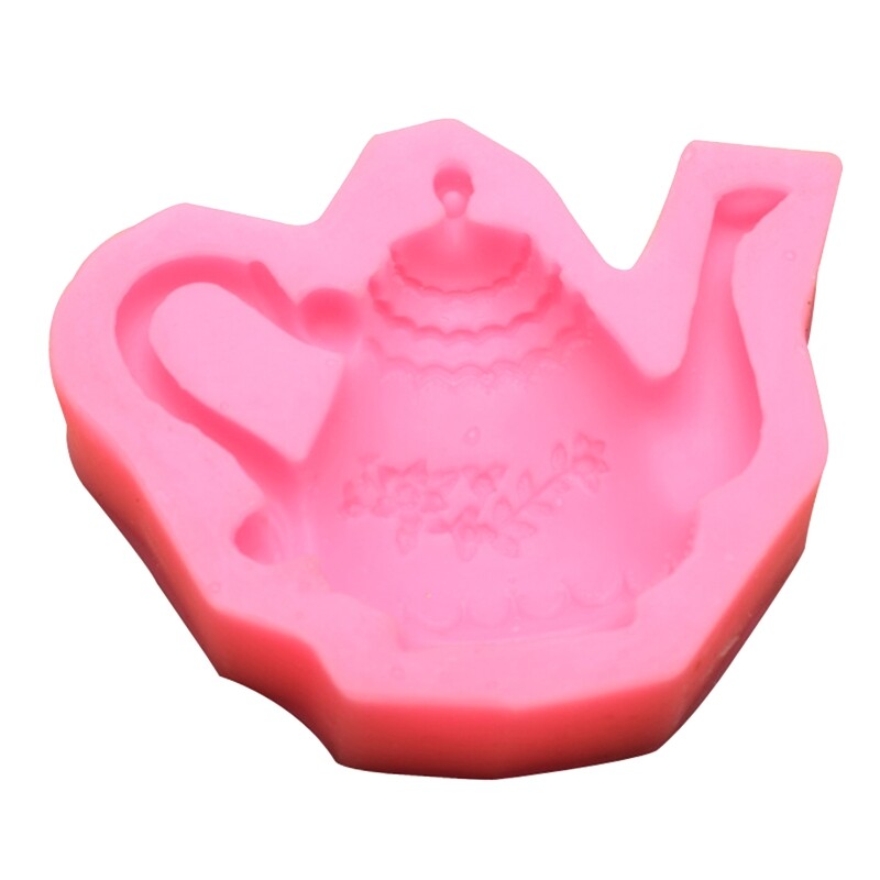 Cake Cartoon Teapot Shape Soap Mold Decorating Baking Fond Craft DIY Mold Baking