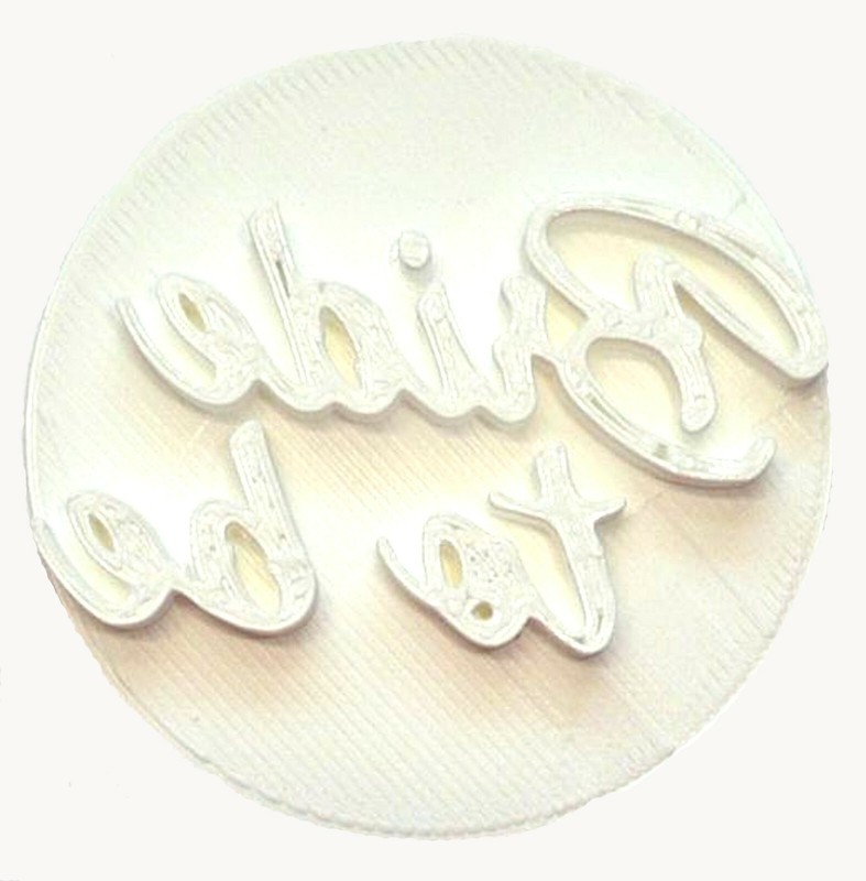 BRIDE TO BE WORDS SCRIPT FONT BRIDAL SHOWER BACHELORETTE COOKIE STAMP USA PR4014