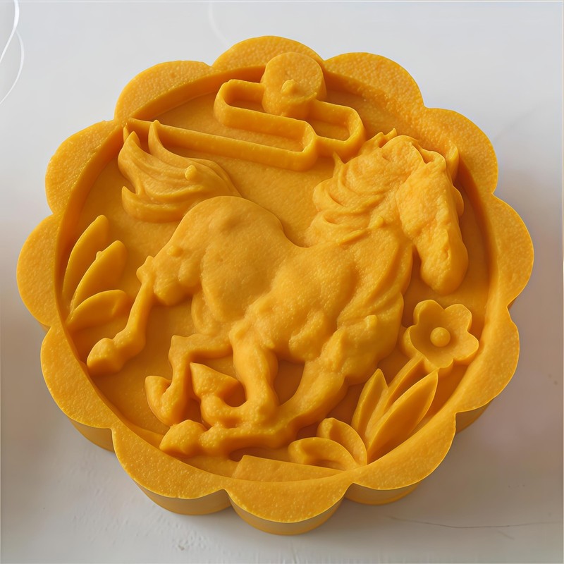 Mold 50g Cookie Stamps Plastic Hand Press Baking Pastry Tool 1.8 Inch 1 PCS gallery