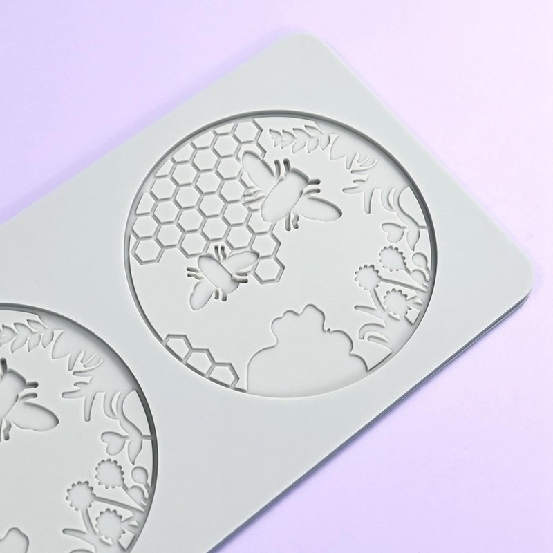 TUKE 3D Honeycomb Lace Fondant Mold Beehive Wedding as photos, photos gallery