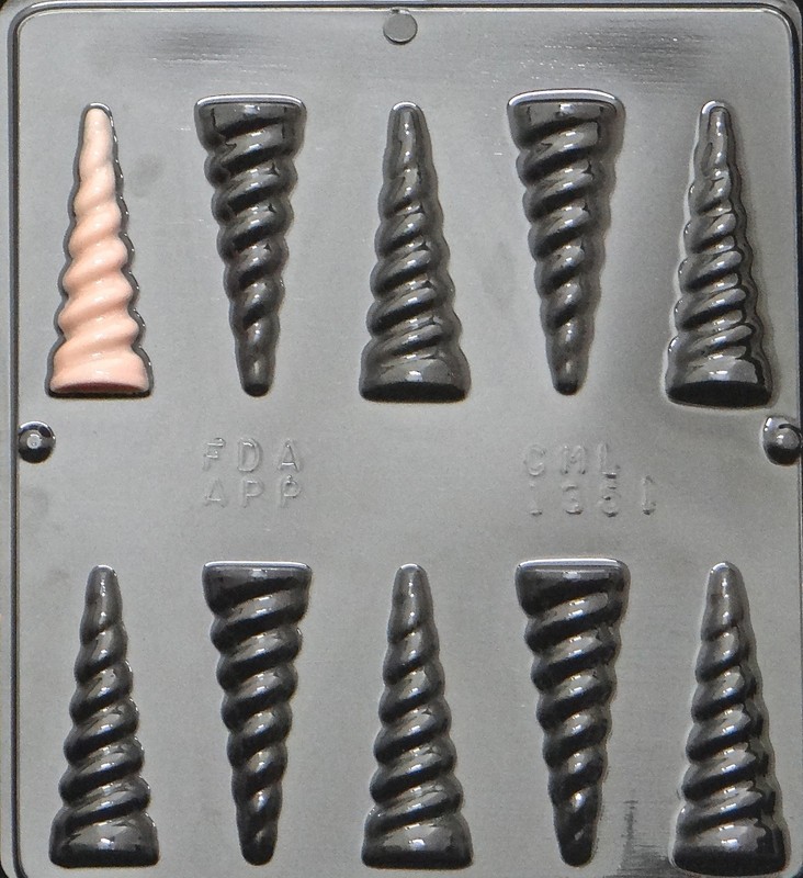 Unicorn Horn Chocolate Candy Mold 1351