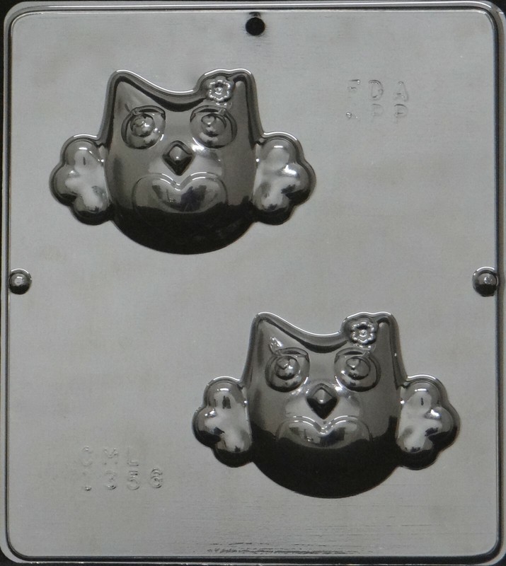 Cute Baby Owl Chocolate Candy Mold 1356 Baby Shower