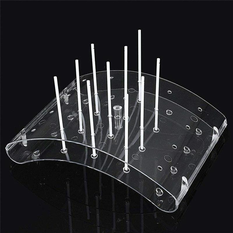DIY Baking Tools Holder Bases Shelf 20 Holes Cake Lollipop Stand Display gallery