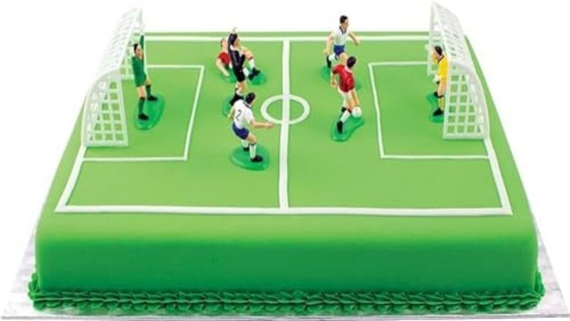 Soccer Toppers for Cake and Cupcakes, Set of 9 Standard Multicolor gallery
