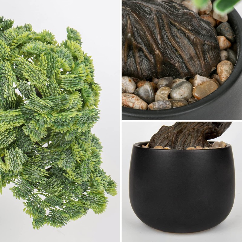 Briful Artificial Bonsai Tree Juniper Faux Plants Indoor Fake Plants Decor gallery
