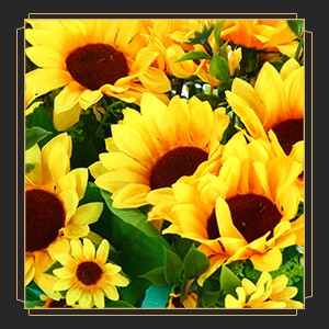 Tien 3 Pieces Artificial Cemetery Flowers for Headstone Memorial Day gallery
