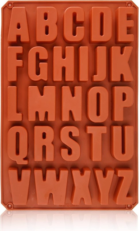 Versatile Silicone Alphabet Mold - 13x8 Inch for Cookies and Creative Treats gallery