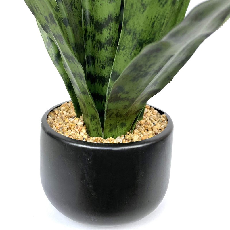 Bird Fiy Artificial Snake Plant 22.5 Faux Agave Fake Sansevieria Artificial gallery