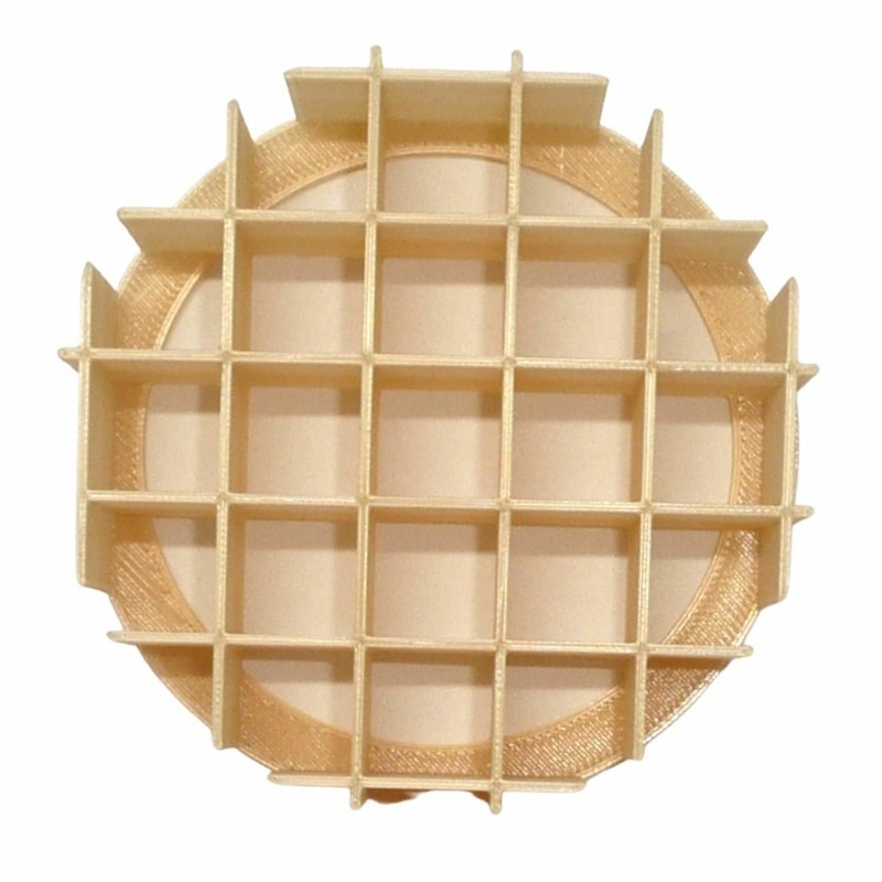 WAFFLE DESIGN PATTERN CONCHA CUTTER MEXICAN SWEET BREAD STAMP MADE IN USA PR4629