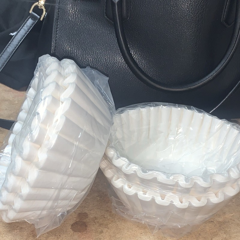 White Fluted Paper Cupcake Liners, Large, Disposable, 100 Pack gallery