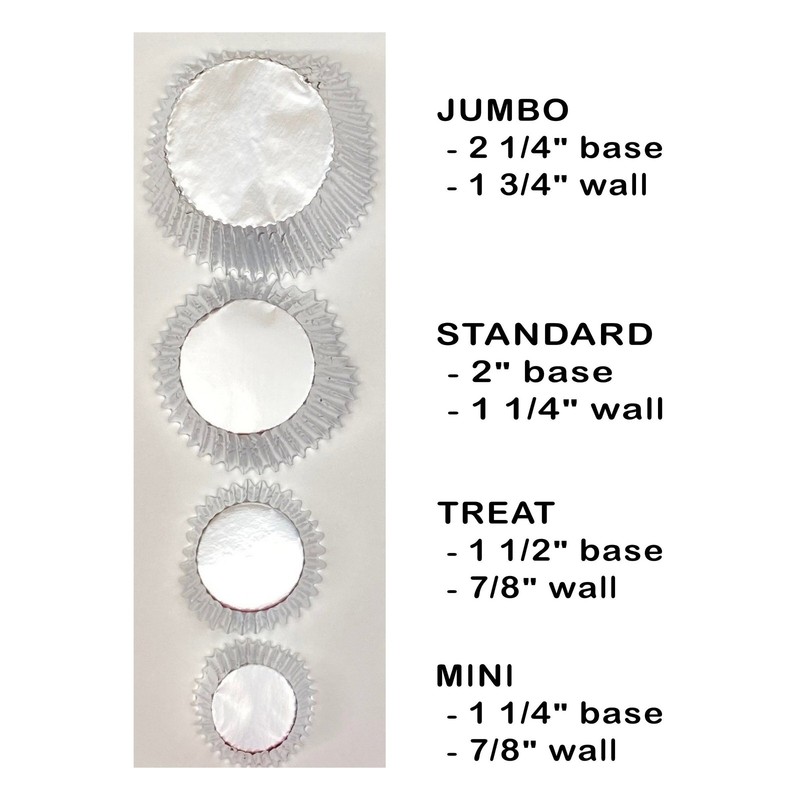 Black Foil Cupcake Liner - STANDARD size | 50 count Baking Cups gallery