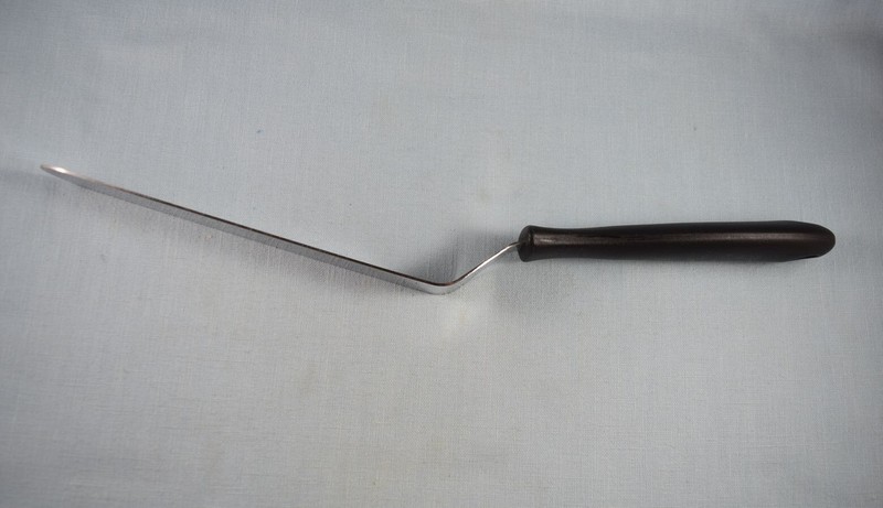 Wilton 13" Stainless Cake Icing Spatula Angled Black Plastic Handle gallery