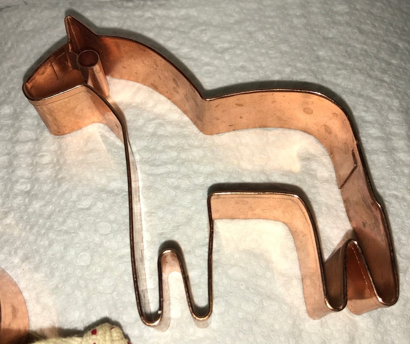 Lot Of 5 World Market Cookie Cutters Owl Horse Christmas Tree Candy Cane gallery