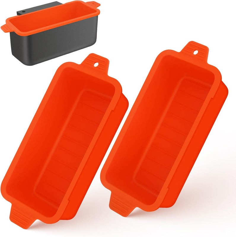 2 PCS Silicone Grease Cup Liners for Blackstone 36 28 22 17 Inch Griddle,Reusabl