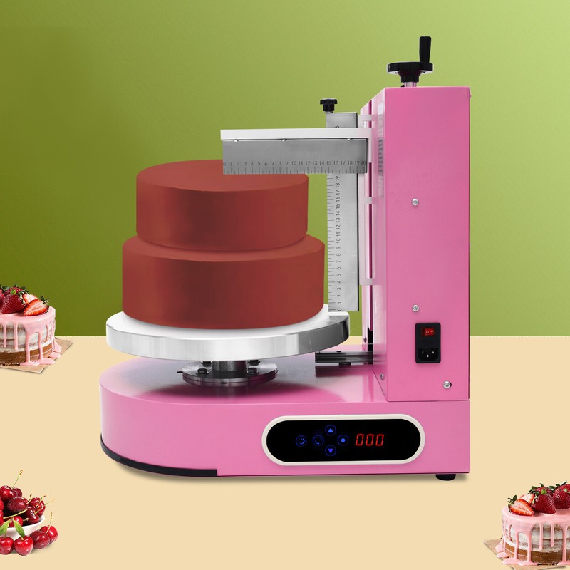 4-12" Cake Cream Decorating Machine Cake Spreading Frosting Smearing Machine gallery