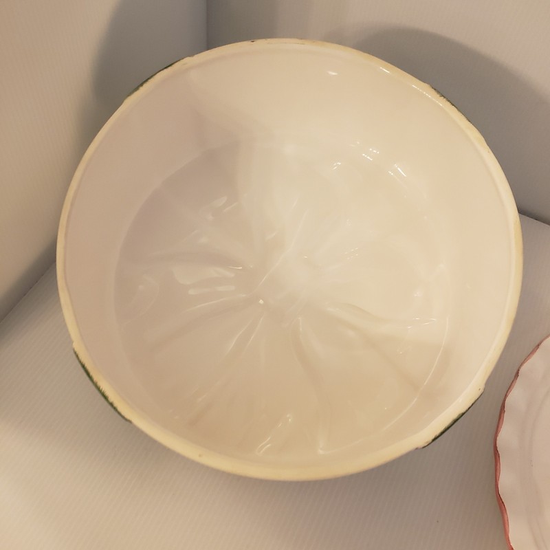 Ribbons And Bows 1996 Cake Plate Lid 3d Alabaster For Portugal Ceramics Vintage gallery