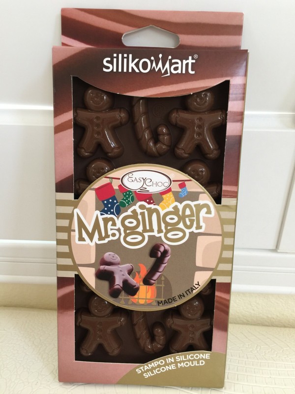 SilikoMart ITALY Chocolate Silicon Mold 8 Ginger Bread Men 4 Candy Cane NEW