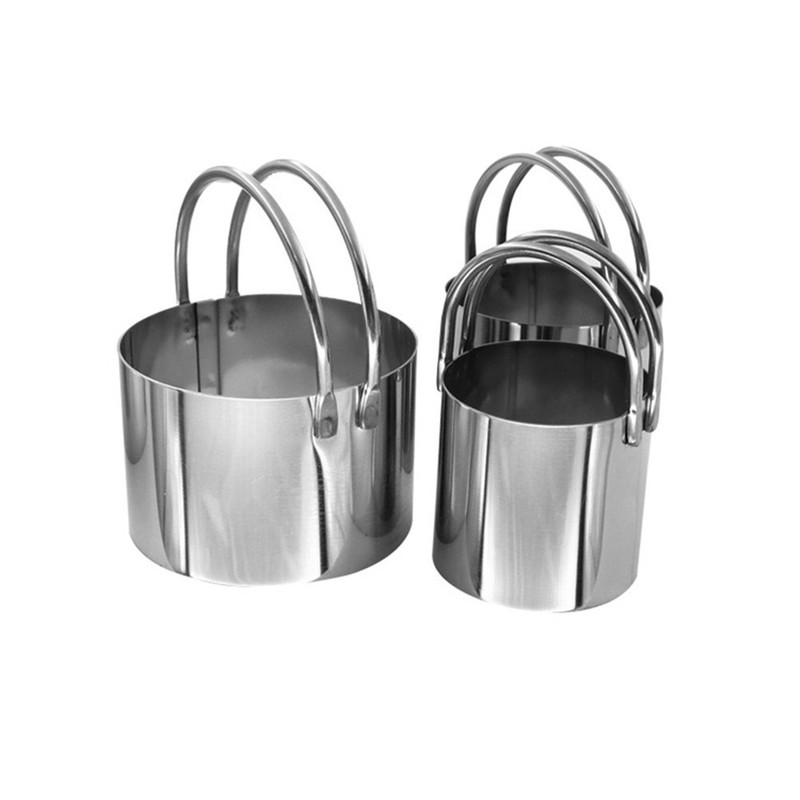 5 Pcs Stainless Steel Cookie Cutter Set With Handle For Home Baking gallery
