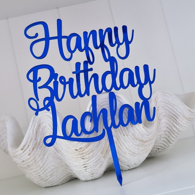 Personalised | Customised Acrylic Cake Topper | Christening | Wedding | Baptism