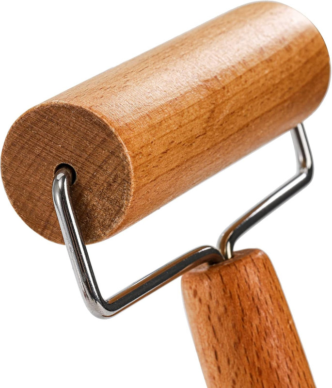 Set of 2 Pizza Dough Roller & Dough Docker, Stainless Steel Dough Hole Maker Pun gallery