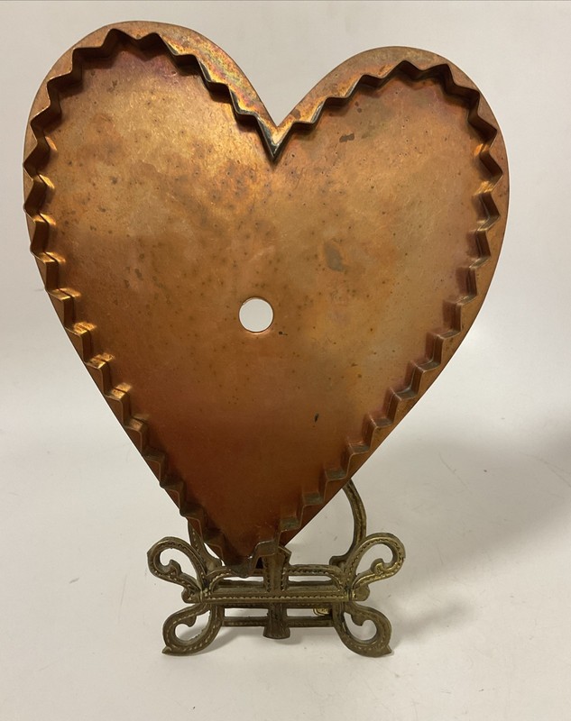 Martha Stewart Living Copper BIG HEART Cookie Cutter w/ Handle 8” H