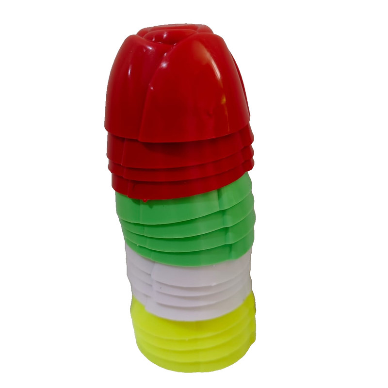 16 Pcs Colorful Vibrant Rose Flower Molds Reusable Jelly Pudding Cup gallery