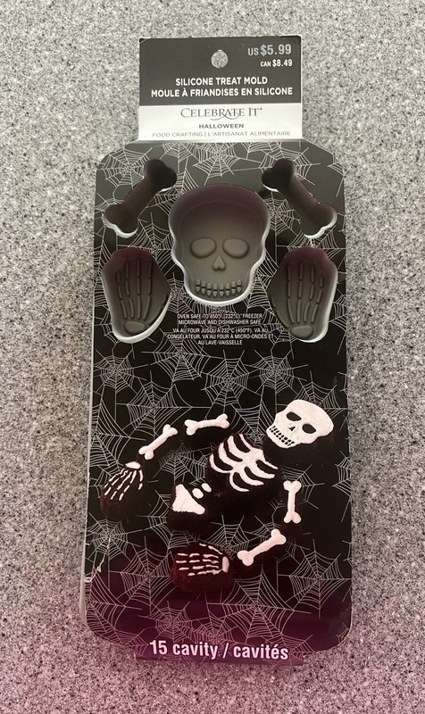 Celebrate It Halloween Silicone Mold Skeleton Body Skull & Bones Treat Mold New