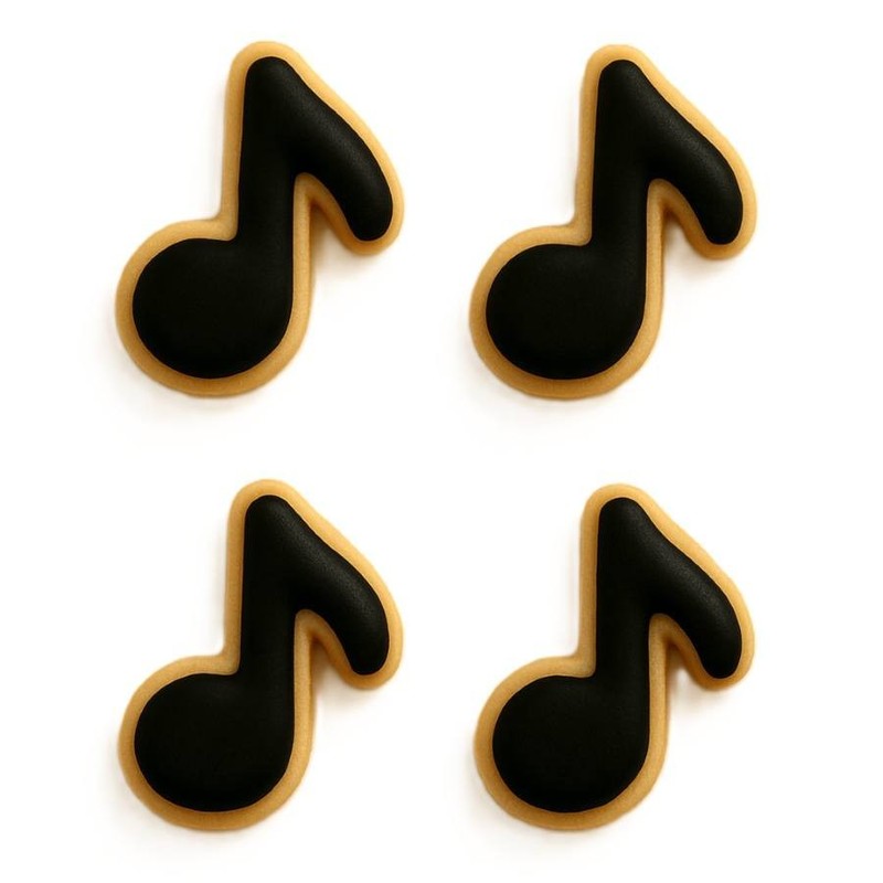 Music Note 3'' Cookie Cutter Metal gallery