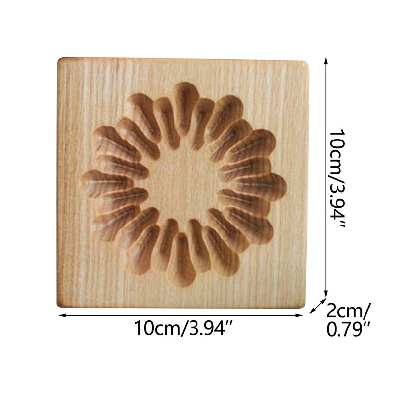 Wooden Cookie Biscuit Mold, 3D Baking Mold, Embossing Craft Decorating Baking... gallery