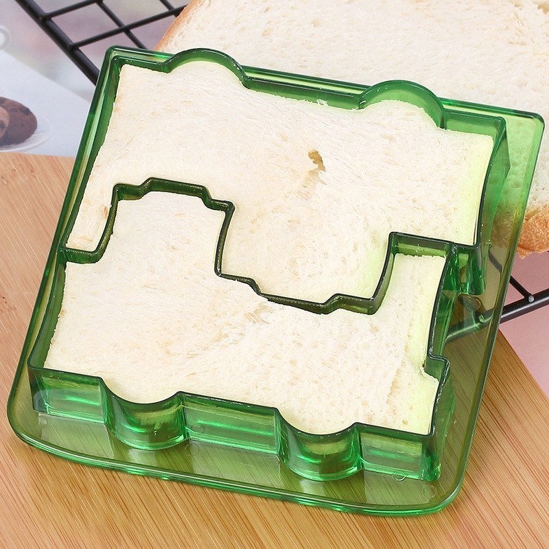 Square Plastic Food For Mold for Sandwich Toast and Cookies 10.8 cm Side Length gallery