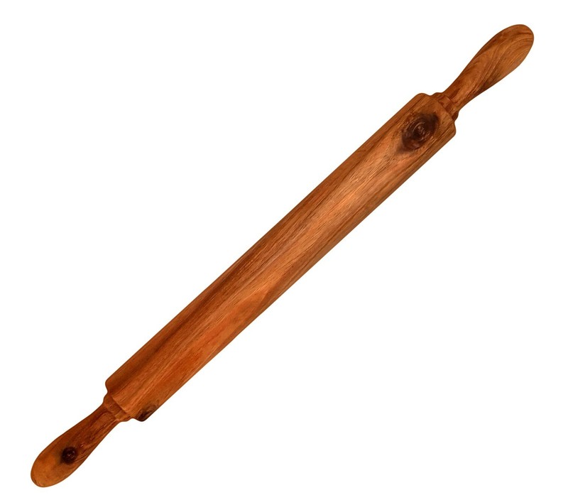Hardwood Rolling Pin 54×4.7cm Dough Pizza Bread Cake Baking Tool Kitchen Pastry
