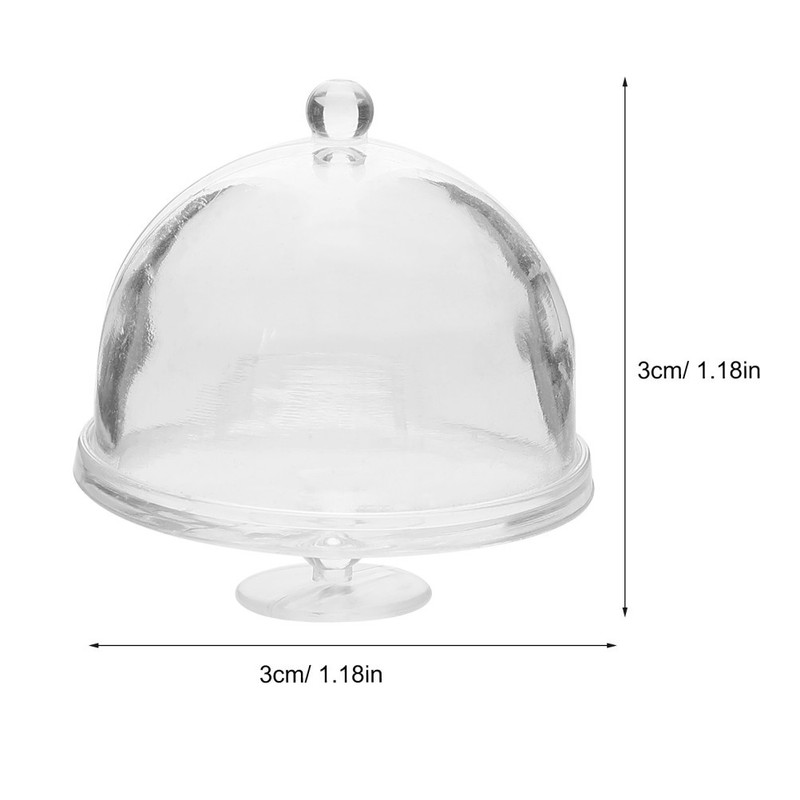 10 Pcs Dessert Display Holder Footed Cake Stand Cover Cupcake Display Dome gallery