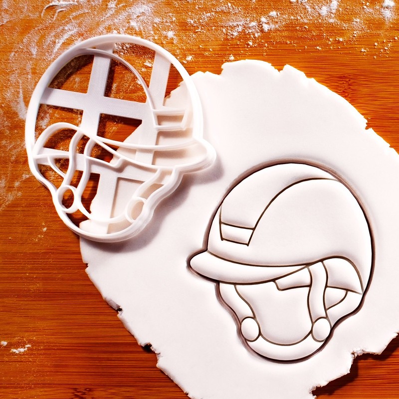 Riding Helmet Cookie Cutter – horse racing jockey Equestrian horsemanship equine