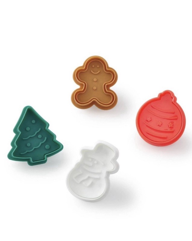 Target Bullseye Playground Christmas Cookie Cutter Stamp Set