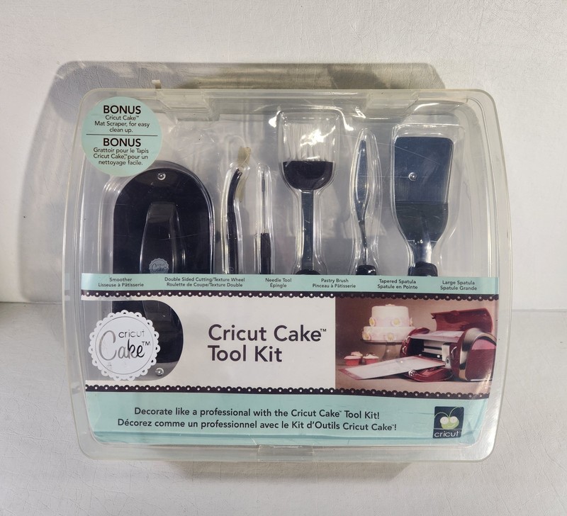 Cricut Cake Tool Kit W/6 Pieces New In Case
