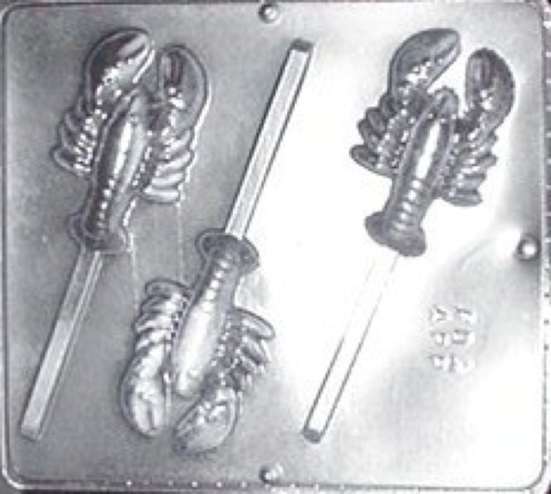 Lobster Lollipop Chocolate Candy Mold 246 NEW gallery