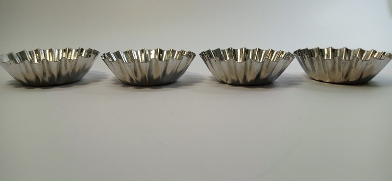4PCS Baking Tool Egg Tart Aluminum Cupcake Cake Cookie Flower Mold Mould Tin gallery
