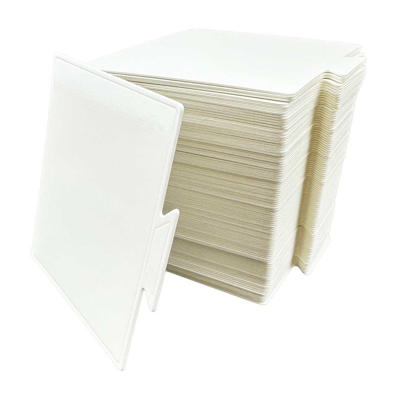 100 PCS Mini Cake Boards 3.3×3.6 Inch Square HeavyDuty Grease Resistant