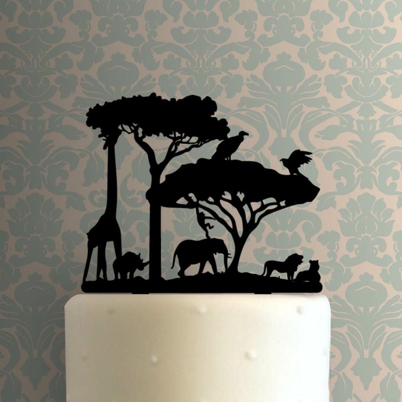 Animal Safari 225-A692 Cake Topper