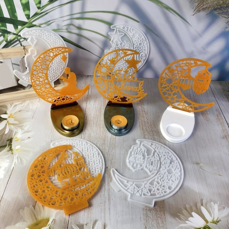 Silicone DIY Moulds Holder Mold Ramada Theme Silicone Candlestick Molds gallery