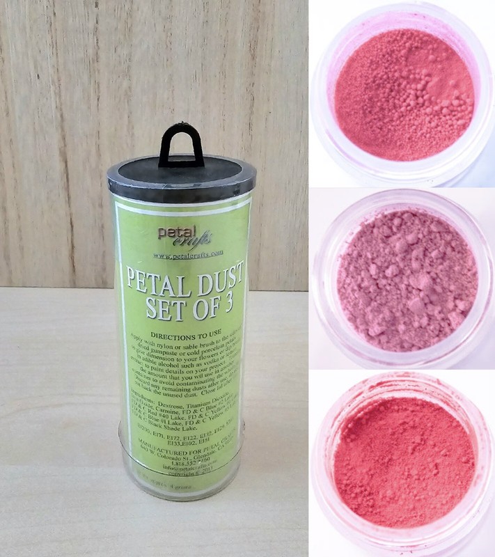 3pk Petal Dust Cake Decorating Gum Paste Powder 4 grams Edible