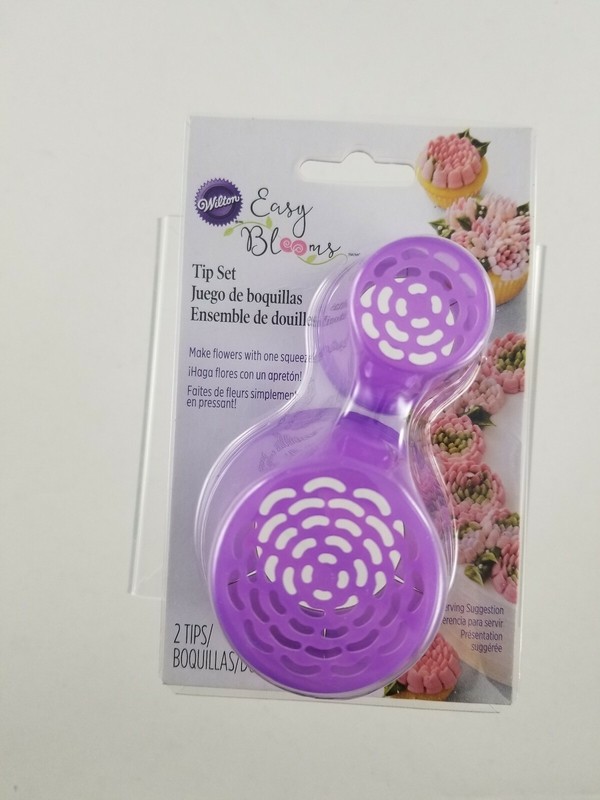 Wilton Easy Blooms Floral Tip Set 2 Tips Cake Cupcakes Decorating