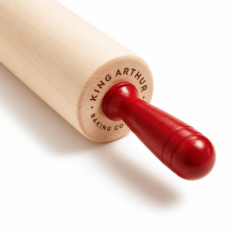 King Arthur Baking Maple Rolling Pin wood Made in USA gallery