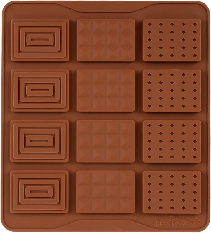 2PCS Mini Pyramid Break Apart Chocolate Silicone Deep Molds Non-Stick Food Grade gallery