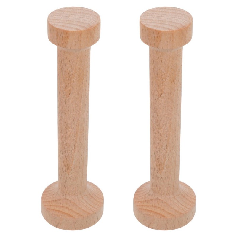 2 Pcs Wooden Tart Tamper Dual Sided Pastry Mold Pie Dough Press Baking Tool gallery